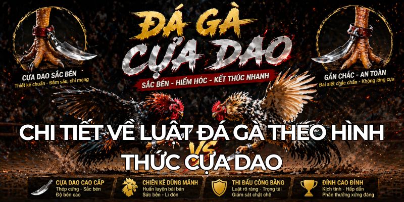 Chi Tiết Về Luật Đá Gà Theo Hình Thức Cựa Dao